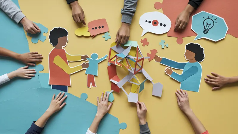 Résolution collaborative des problèmes et travail d'équipe créatif au sein d'une communauté